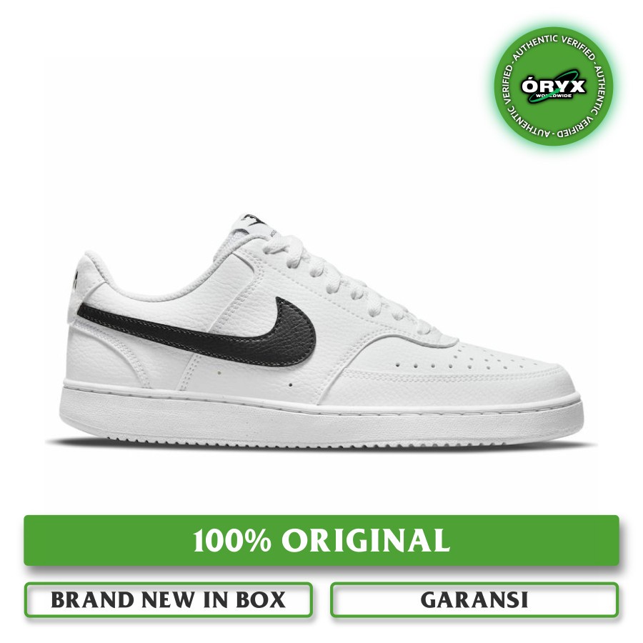 Nike Court Vision Low Next Nature White / Black (DH3158-101) 100% ORIGINAL