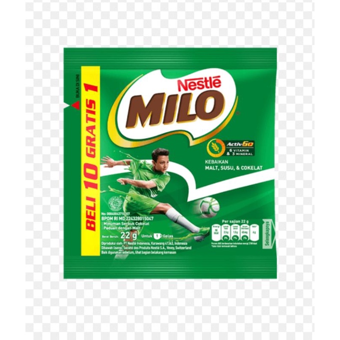 

Milo Active Go Minuman Rasa Coklat 1 pcs