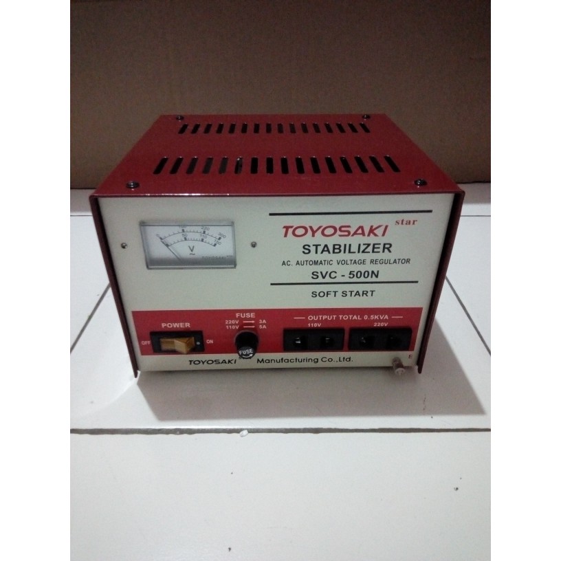 Stabilizer SVC-500N Toyosaki 500 Watt ( Listrik Stabil 220V )