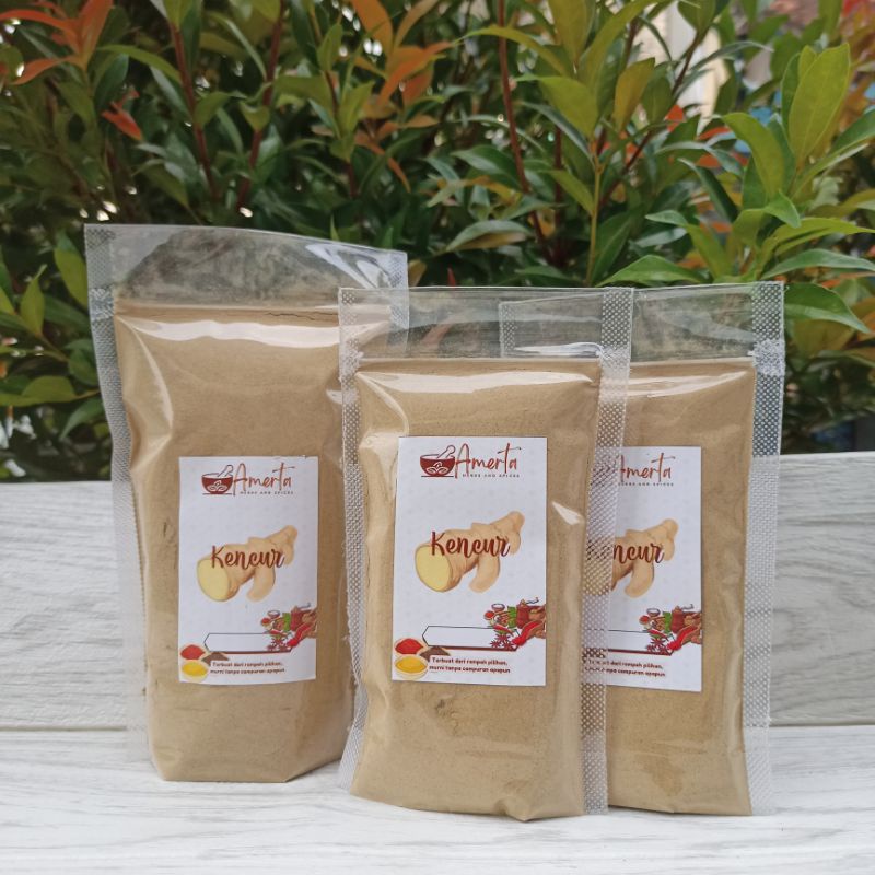 

Kencur Bubuk Aromatic Ginger Amertea Herbs and Spices Jamu Herbal JSR
