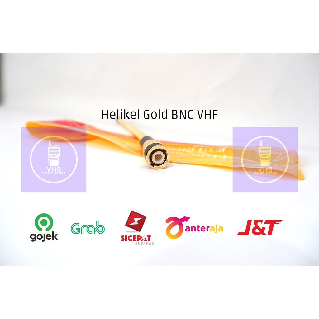 ANTENA HT VHF HELIKEL / HELICAL GOLD BNC UNTUK HT ICOM DAN ALINCO