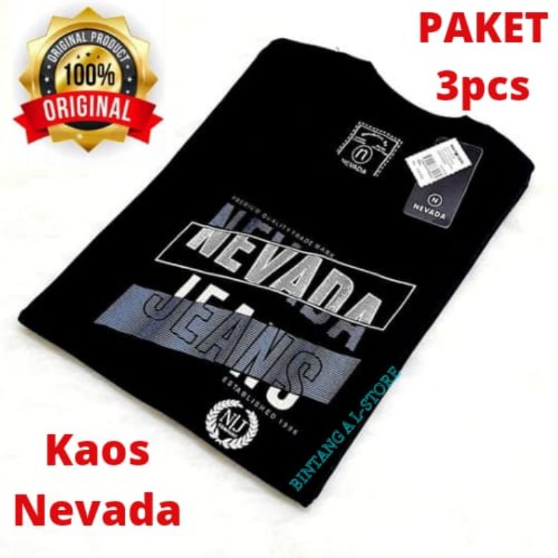 KAOS LOGO/KAOS MOTIF/KAOS DEWASA/KAOS LEVIS/KAOS 501/KAOS NEVADA/BAJU MURAH/ATASAN MURAH/BAJU POLOS/