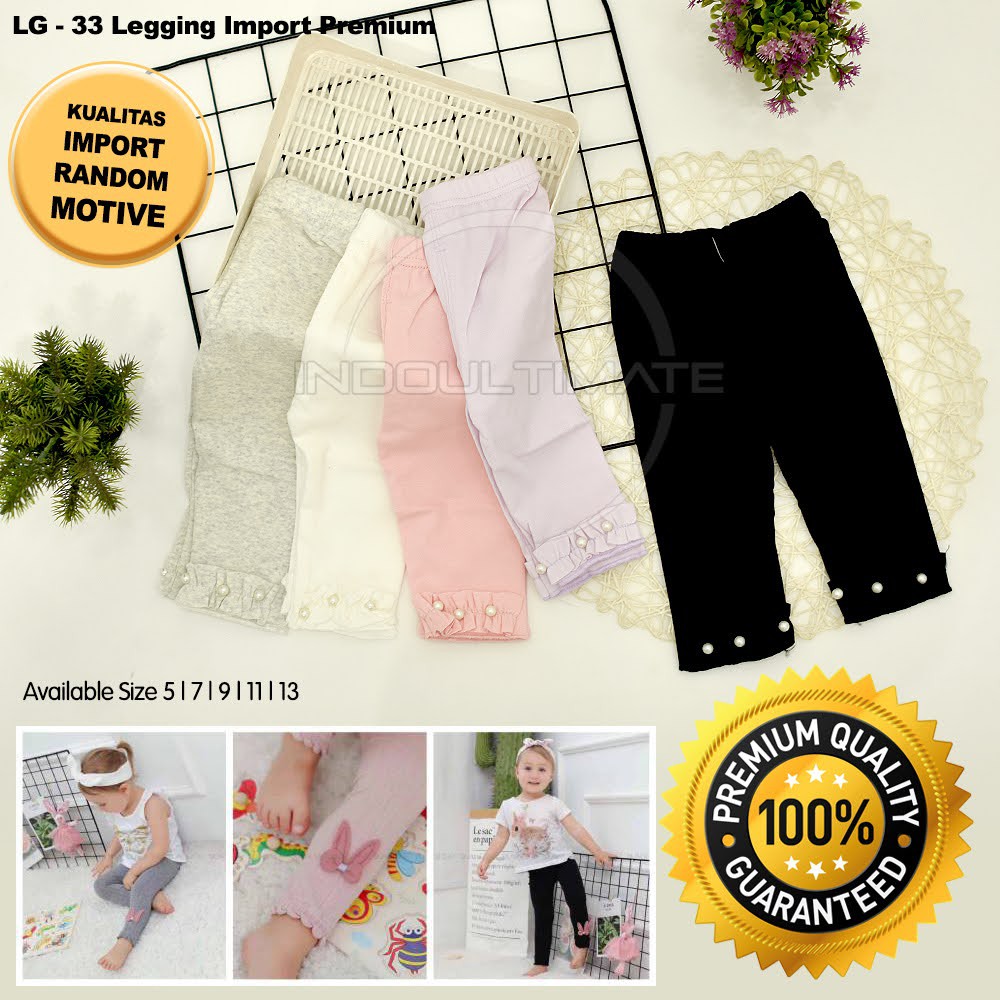 Legging Bayi Import Celana Bayi Motif Perempuan Laki Laki LG-33 Baru Lahir Import Motif