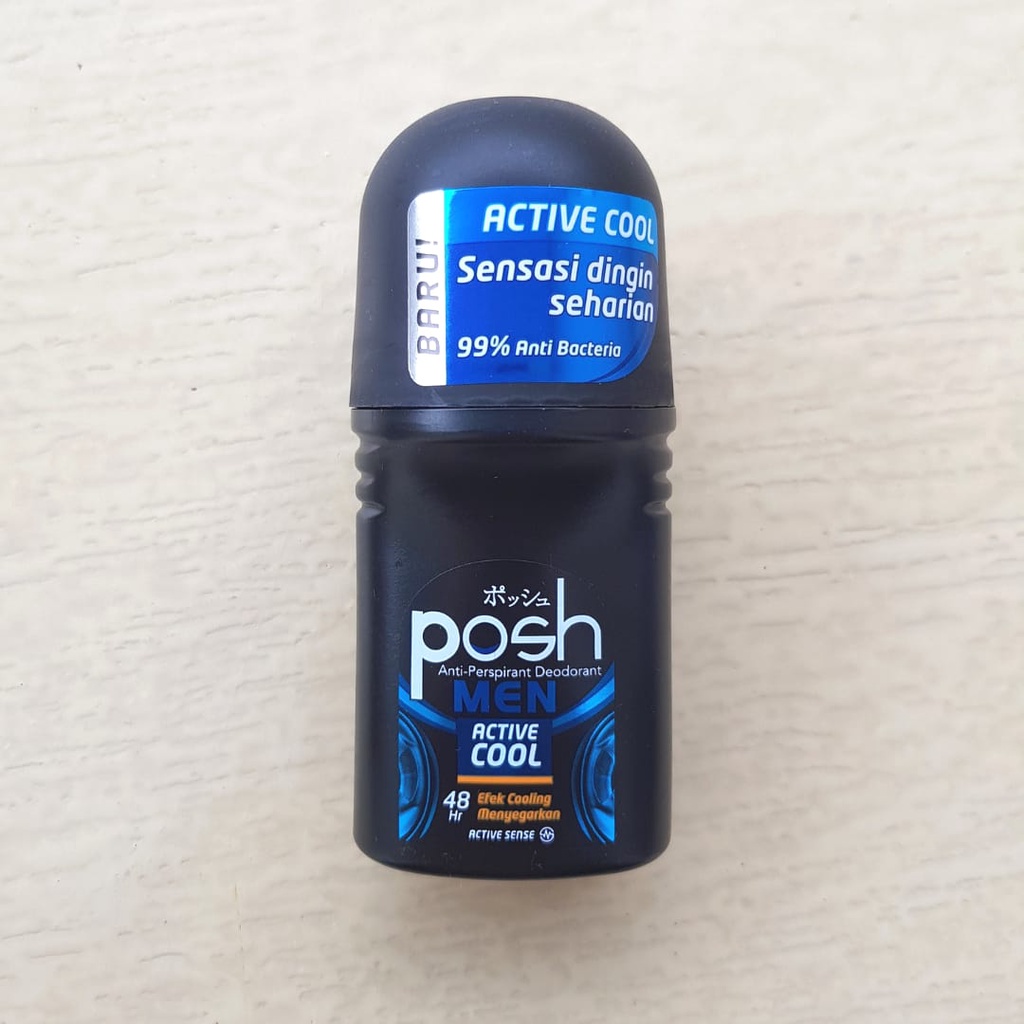 DEODORAN POSH MEN ROLL ON 50 ML - POSH MEN ANTI PERSPIRANT DEODORANT 48 JAM