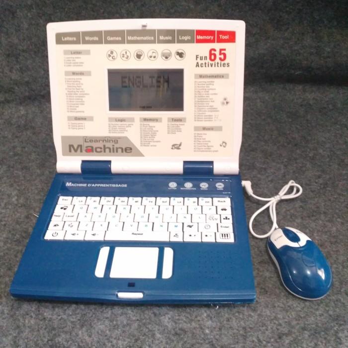 

mainan alat bantu belajar learning machine notebook laptop anak