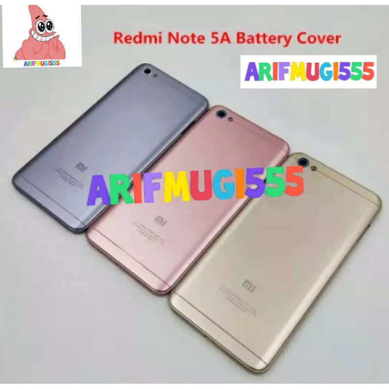 BACKDOOR BACKCOVER CASING TUTUP BELAKANG XIAOMI REDMI NOTE 5A ORIGINAL