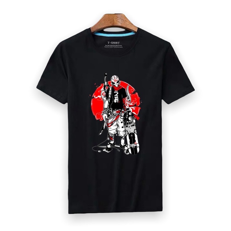 Lilipop Kaos Tshirt Cyberpunk Pria Wanita Unisex Baju Distro Basic Lengan Pendek Cowok Kasual 2