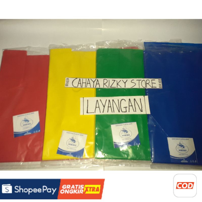 PLASTIK CAP MINIBEE/PLASTIK KRESEK BATIK LAYANGAN 50X75 CM ECER
