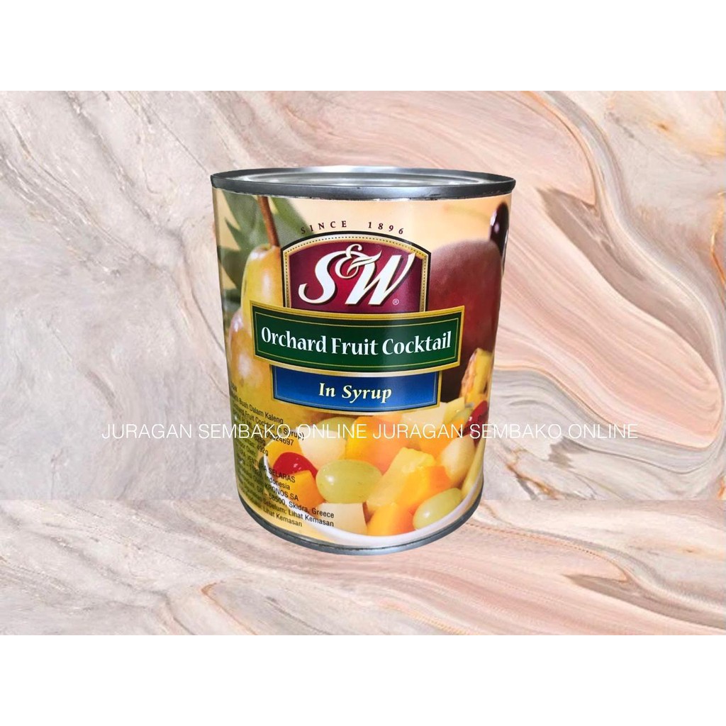 (JSO) SW ORCHARD FRUIT COCKTAIL 825gr / Buah Kaleng