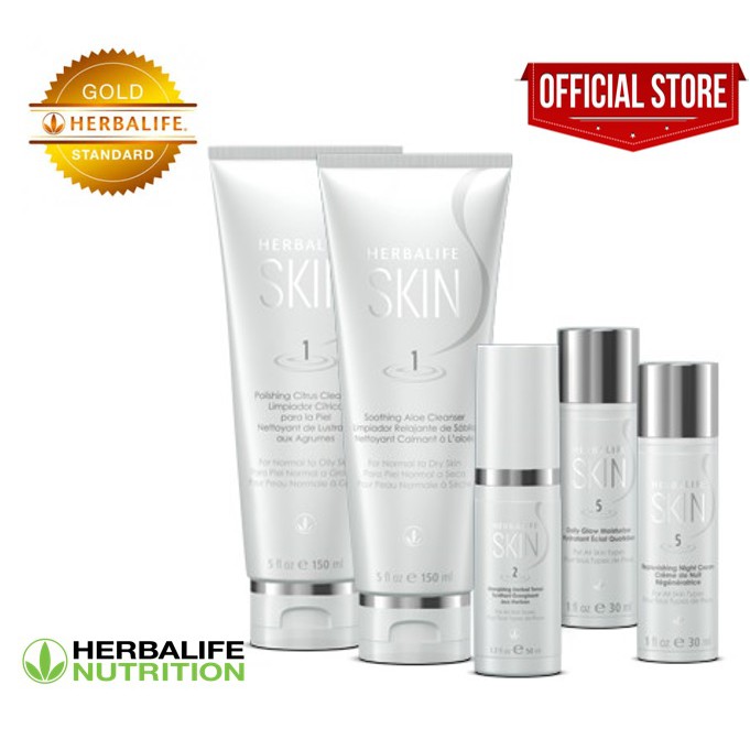 Promo Skincare Herbalife Paket Basic Oily Jerawat Glowing Herbalife Skin Produk Original Termurah Shopee Indonesia