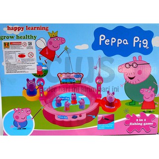 FISHING GAME PEPPA PIG 68015 1  MAINAN  EDUKASI  ANAK  