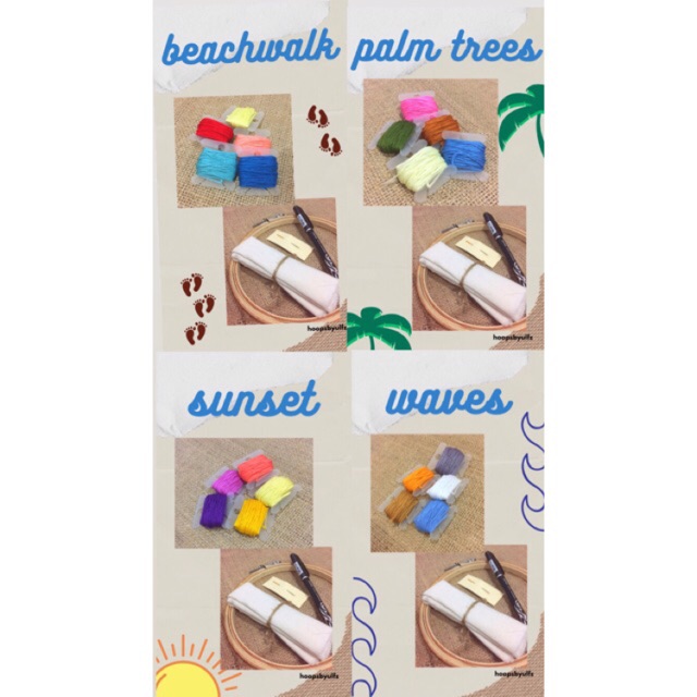 DIY EMBROIDERY KIT / Paket Menyulam / EMBROIDERY STARTER KIT / ALAT SULAM PEMULA / PAKET ALAT SULAM