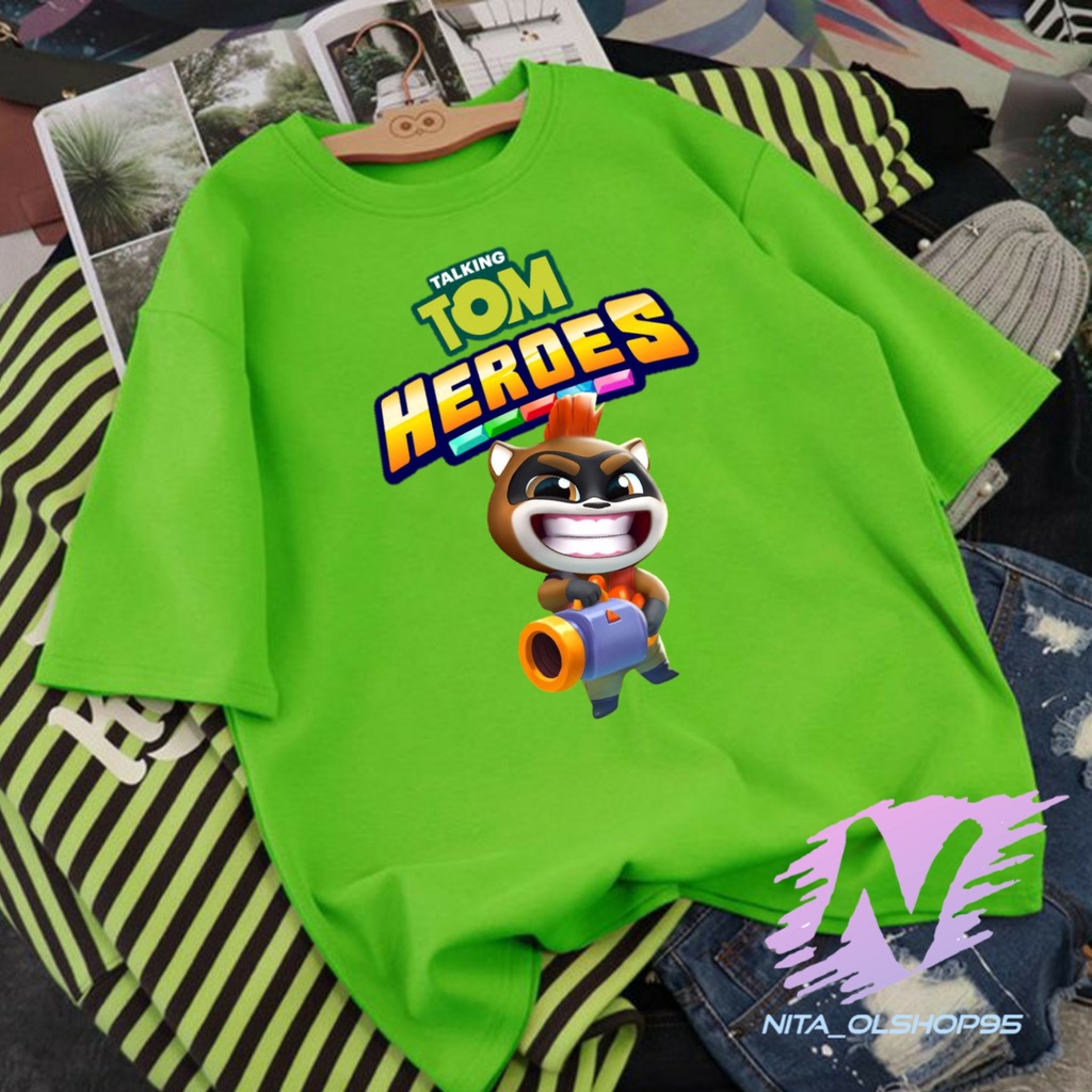 KAOS ANAK MY TALKING TOM HEROES