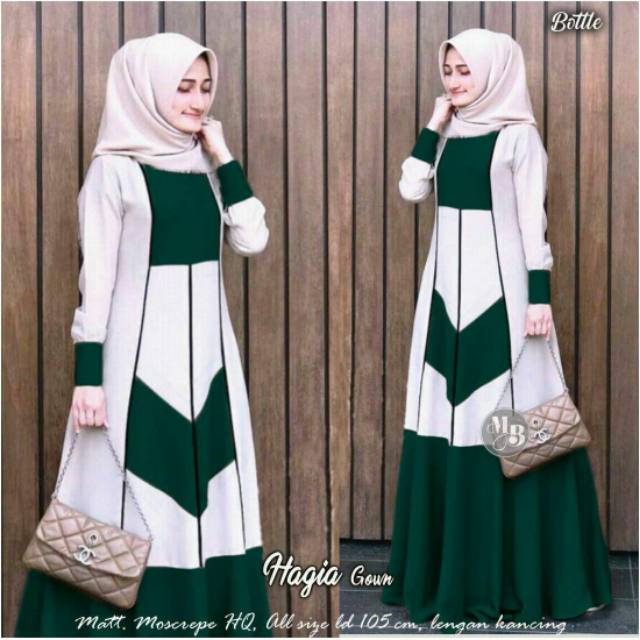 GAMIS SYAR'I GAMIS HAGIA GAMIS MURAH GAMIS MUSLIMAH