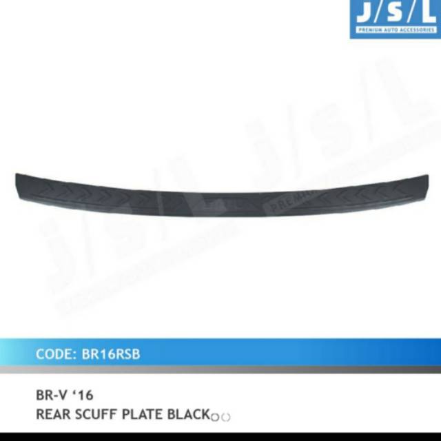 Sillplate belakang mobil BRV hitam jsl