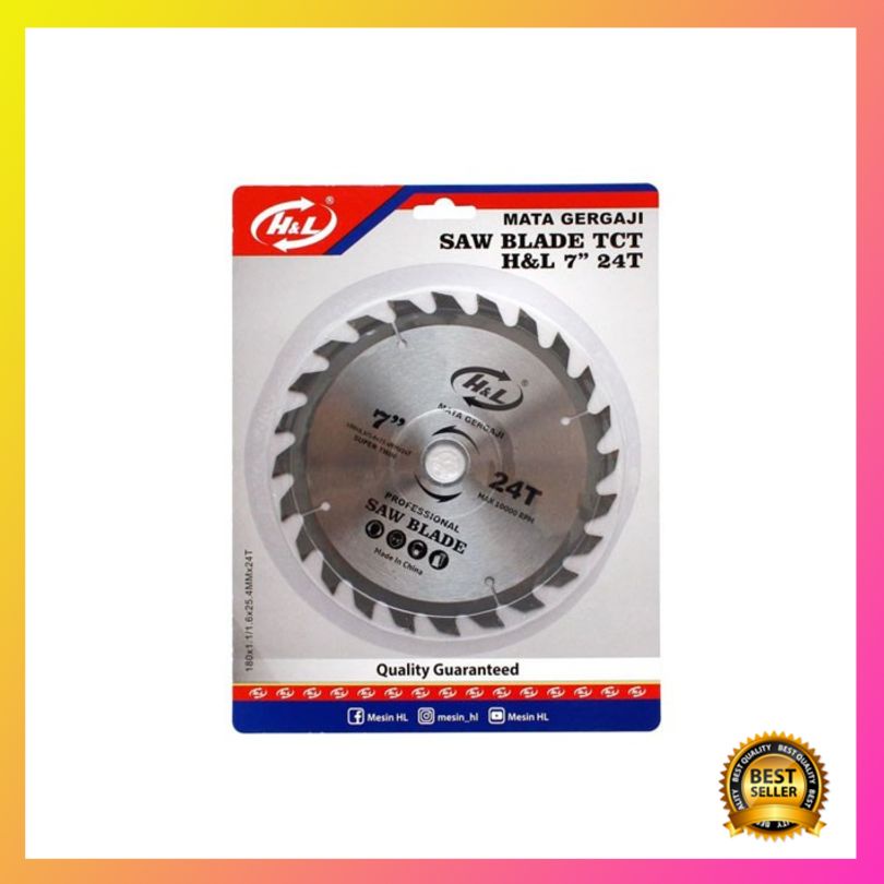 Diskon HL Mata Gergaji Circular Saw Blade 7 Inch TCT