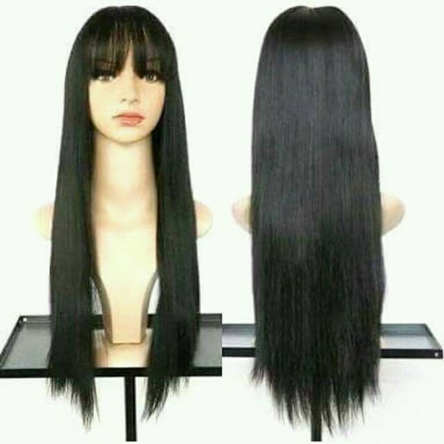 Lace wig pony fristail 100% human hair
