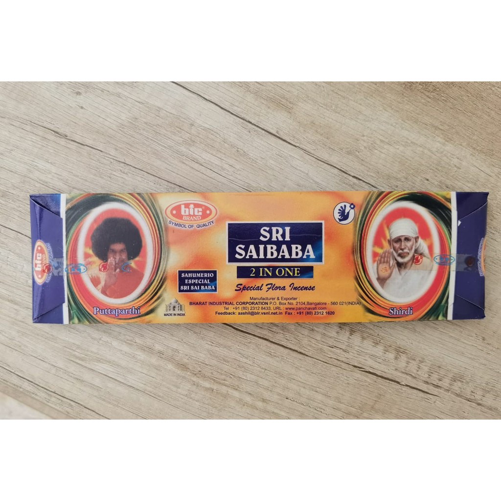 Dupa Hio Sri Sai Baba 2 In One Special Flora Incense made inl India