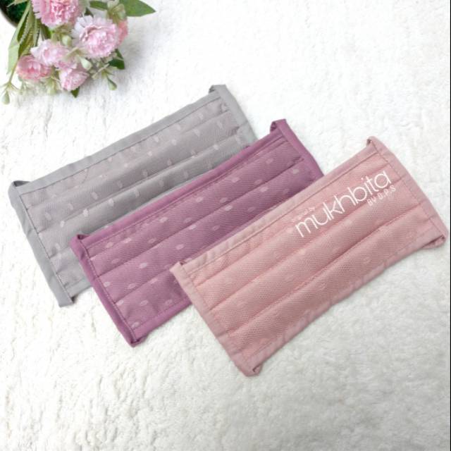 Masker Tile Dot / Tile Plisket Gliter