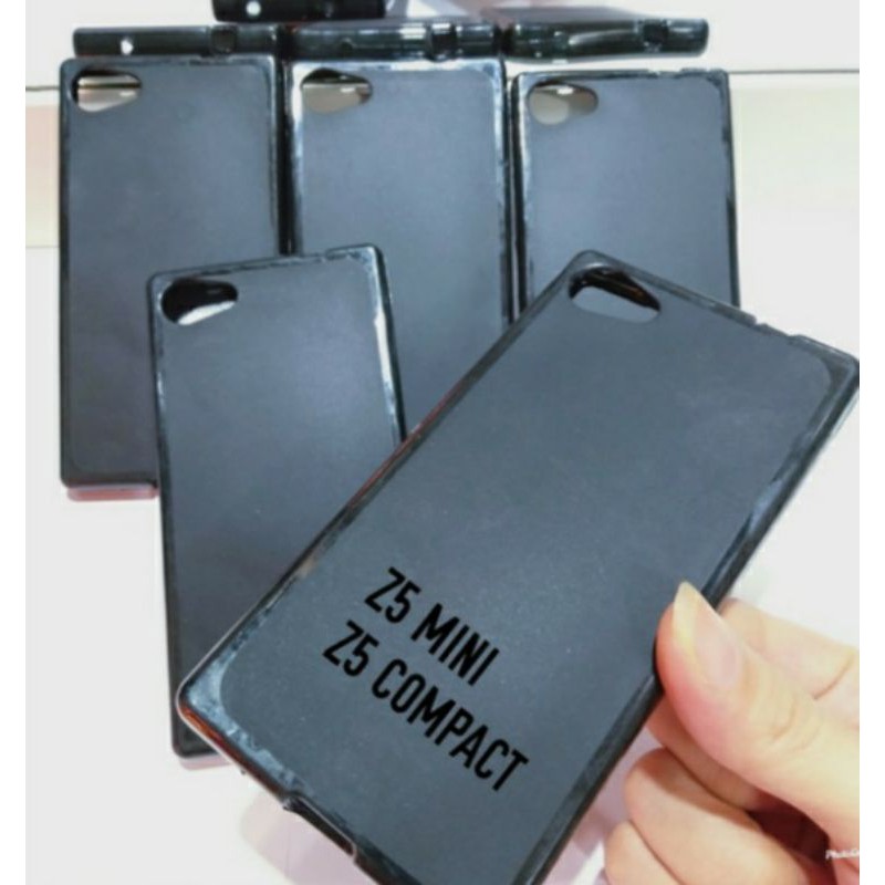 Softcase Black Mate Sony Z5 Compact,Z5 Mini Docomo