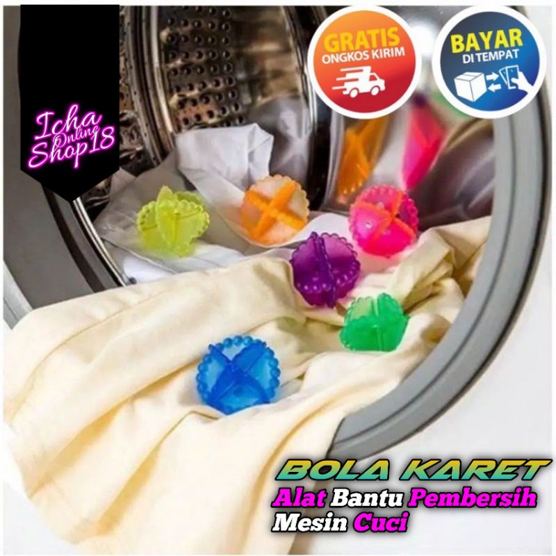BOLA KARET MESIN CUCI / LAUNDRY BALL / BOLA LAUNDRY / WASHING LAUNDRY BALL