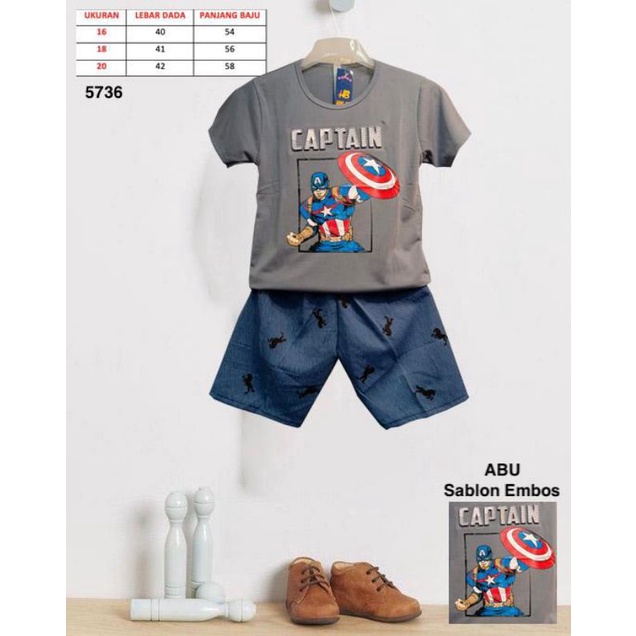 BOY BM SETELAN ANAK (bahan katun embos, adem)