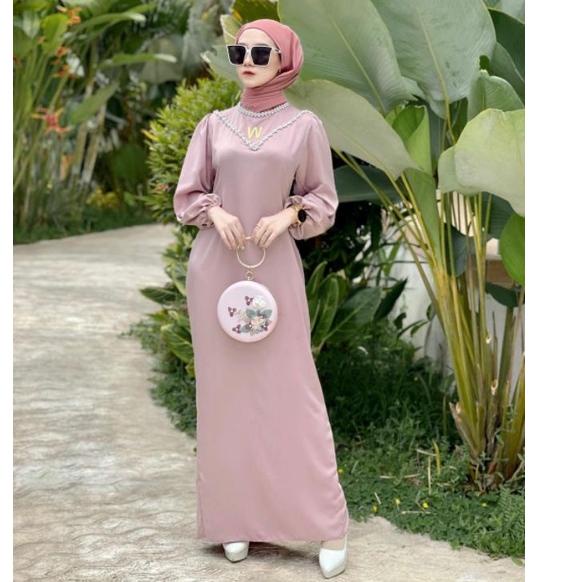 LAJOREE Tas Pesta Mewah Circle Motif Bunga Elegan SlingBag Bulat Wanita Import Ibu Ibu Kondangan Clu