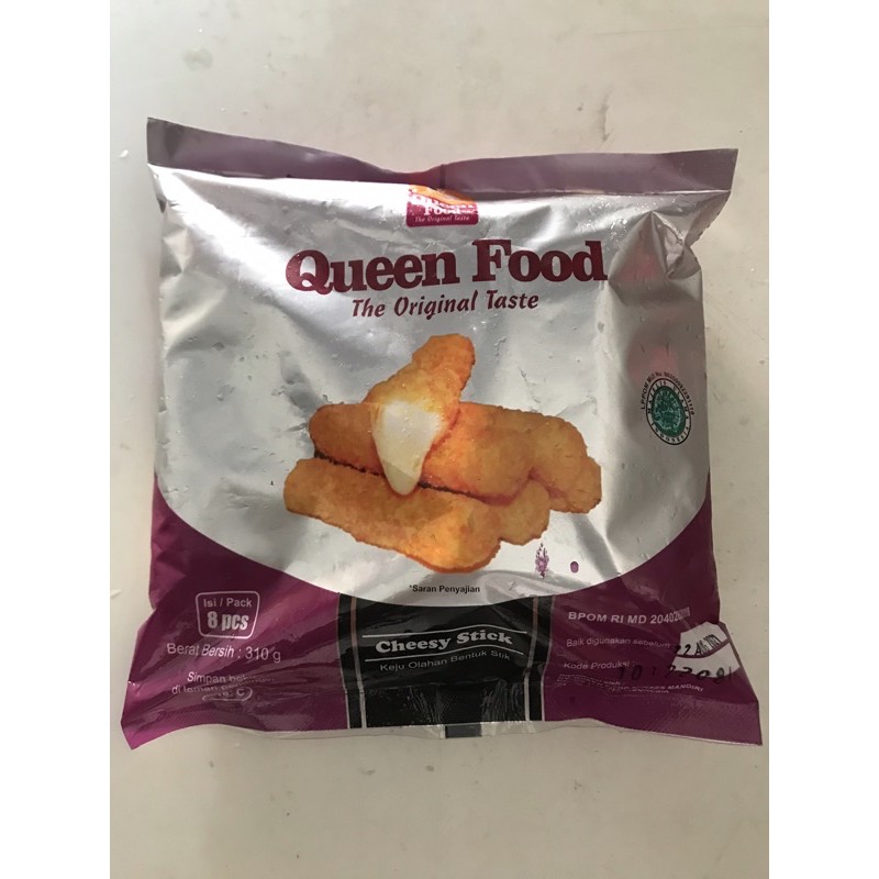 

Cheesy Stick 8 Pcs 310 Gram / Keju Olahan Bentuk Stik QUENN FOOD