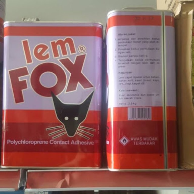 

Lem Kuning Fox 2500 Gr | 2.5 Kg