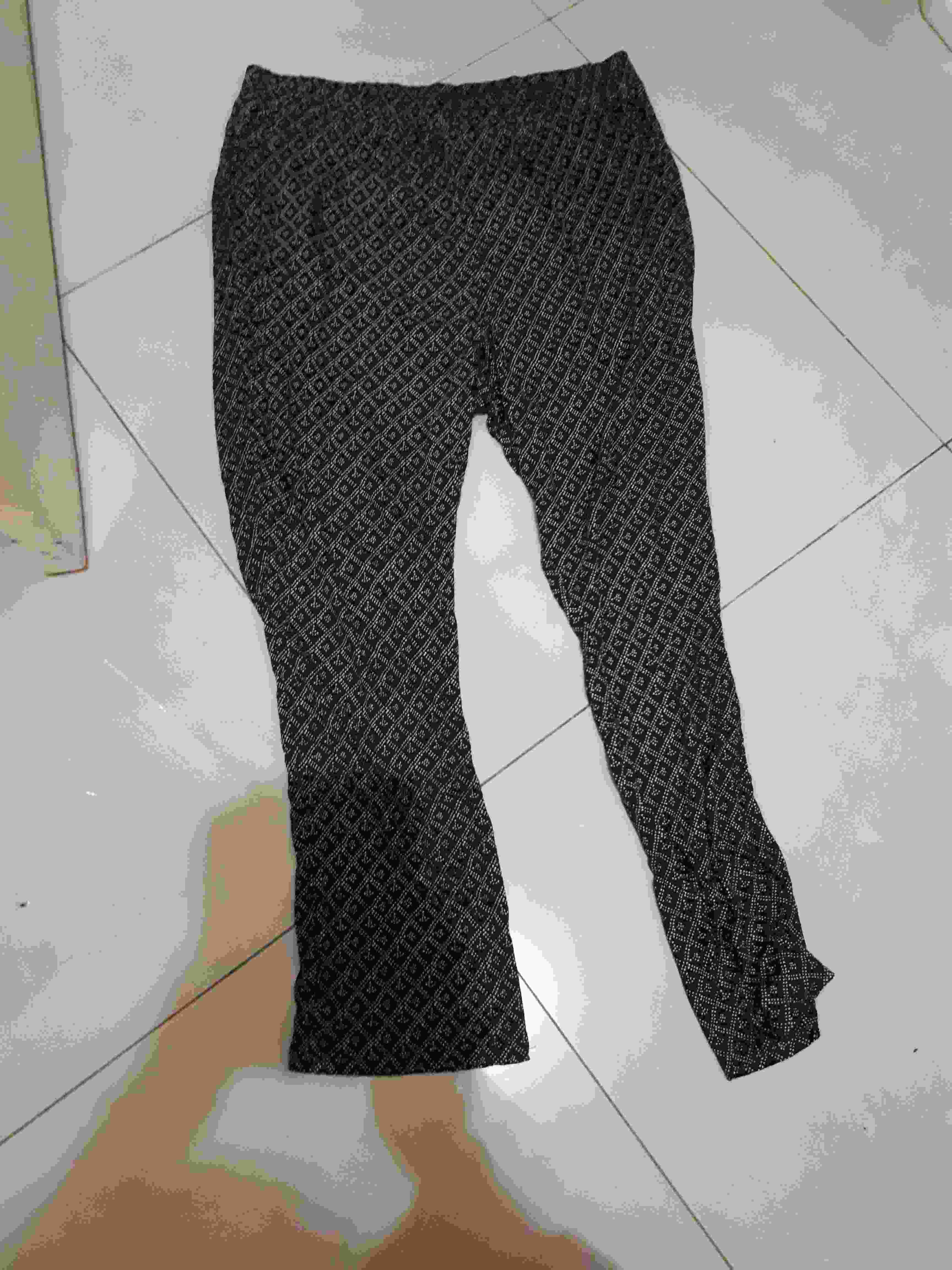 Celana Wanita Panjang Kulot Katun Motif Batik (hmp143)