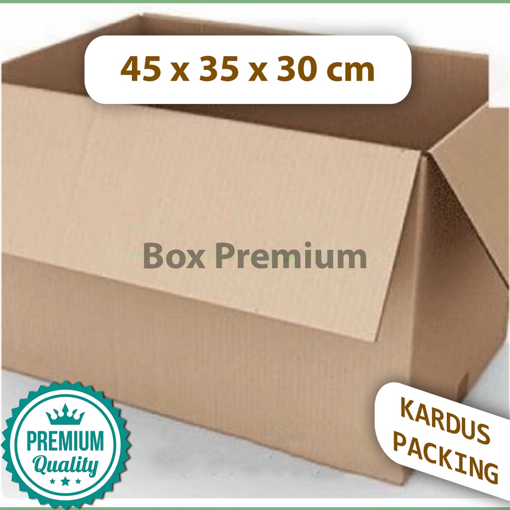 

{ISI 5 pcs} KOTAK KARDUS DUS BOX PACKING PACKAGING PINDAHAN 45X35X30 BESAR POLOS