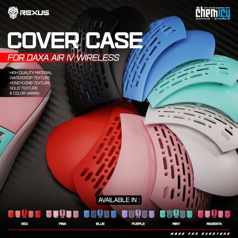 Rexus Daxa Air IV Wireless Cover Case / Casing Mouse