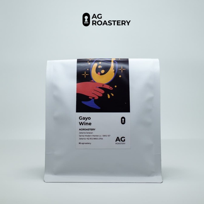 

(BISA COD) Biji Kopi Single Origin Filter Arabica Gayo Wine / Fresh Roast 200gr - BEANS