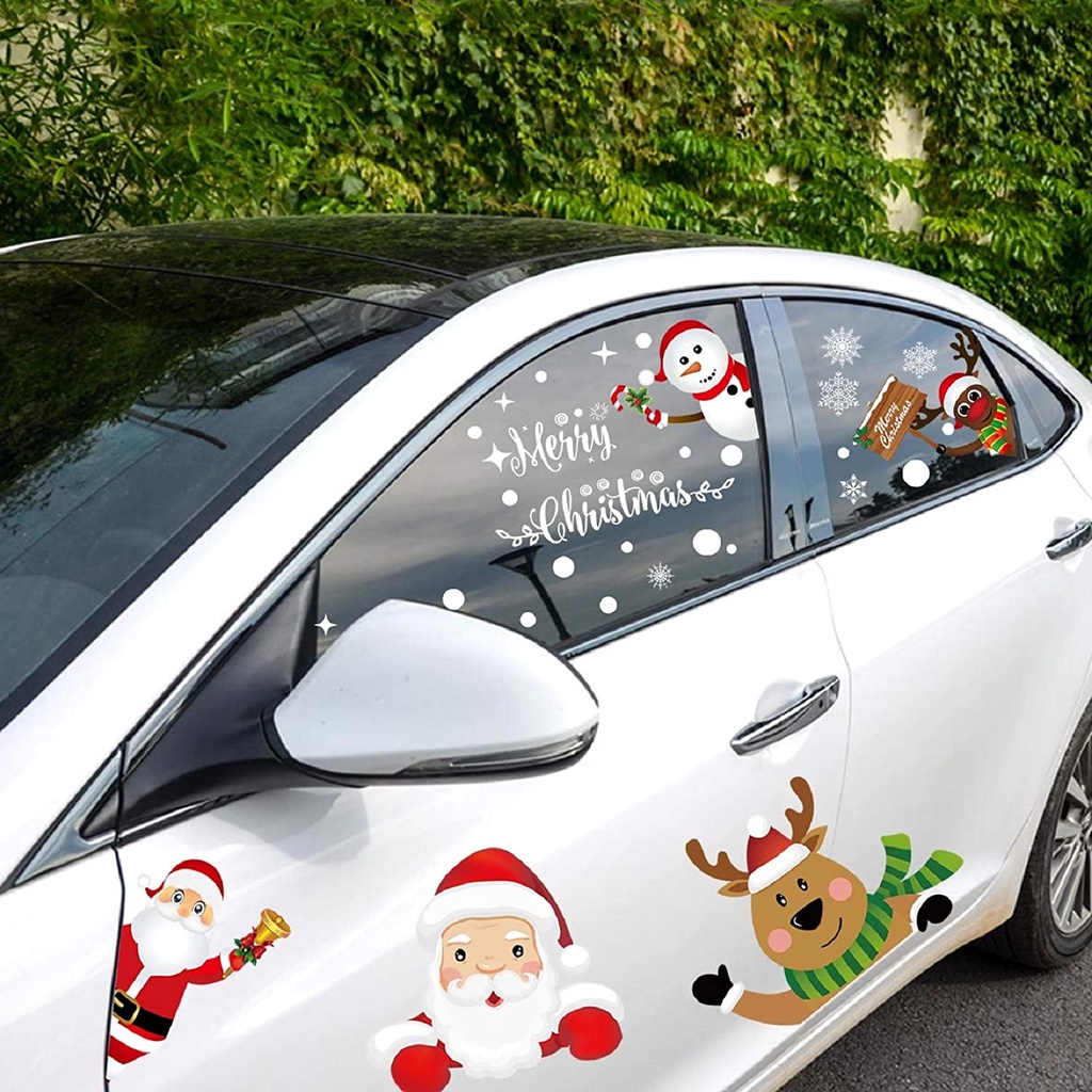 [Christmas Products]Christmas Window Stickers Christmas Stickers Decoration