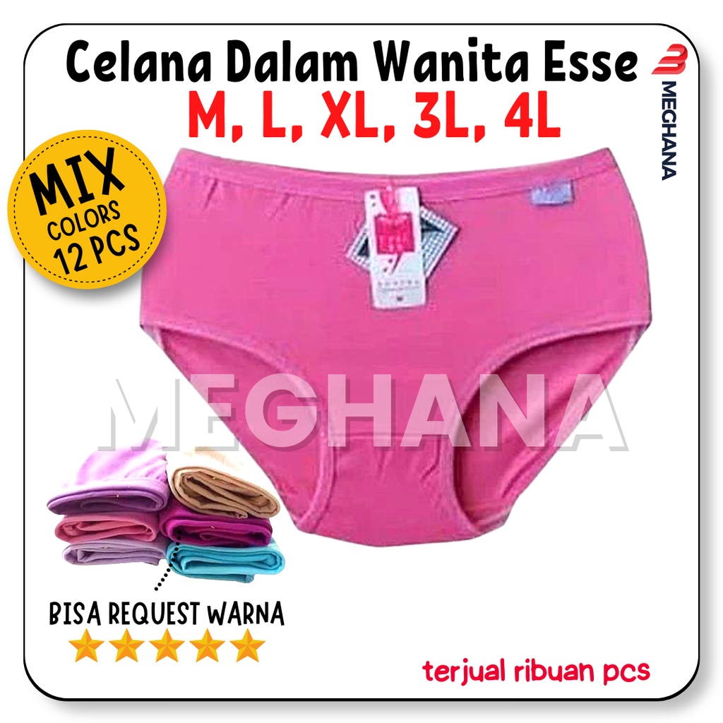 CD Wanita polos ESSE M,L,XL,XXL,XXXL