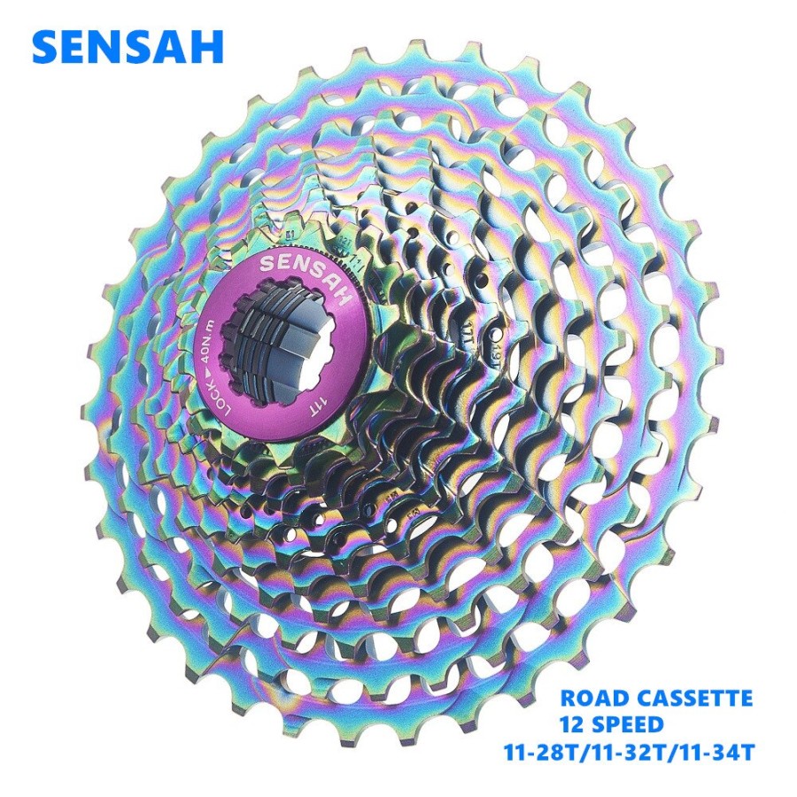 SENSAH CASSETTE 11 34 SPROCKET COGSET 12 SPEED ROAD BIKE GRAVEL 11-34T