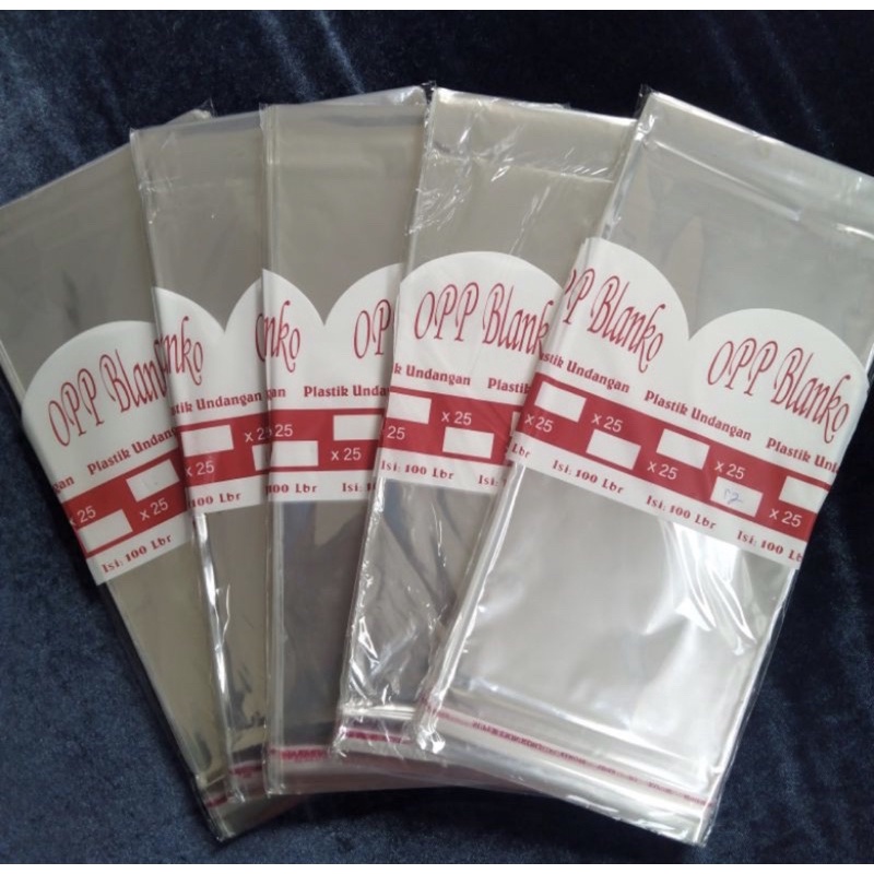 

PLASTIK OPP PLASTIK UNDANGAN BENING 13x25, 8x25, 12x25, 18x25, 18,5x25, 9x25, 9,5x25, 8,5x25, 11x25, 19x25, 19,5x25, 20x25 OPP SEAL LEM PLASTIK KEMASAN UNDANGAN GROSIR TERMURAH