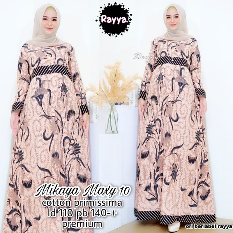 Dress batik mikaya maxy