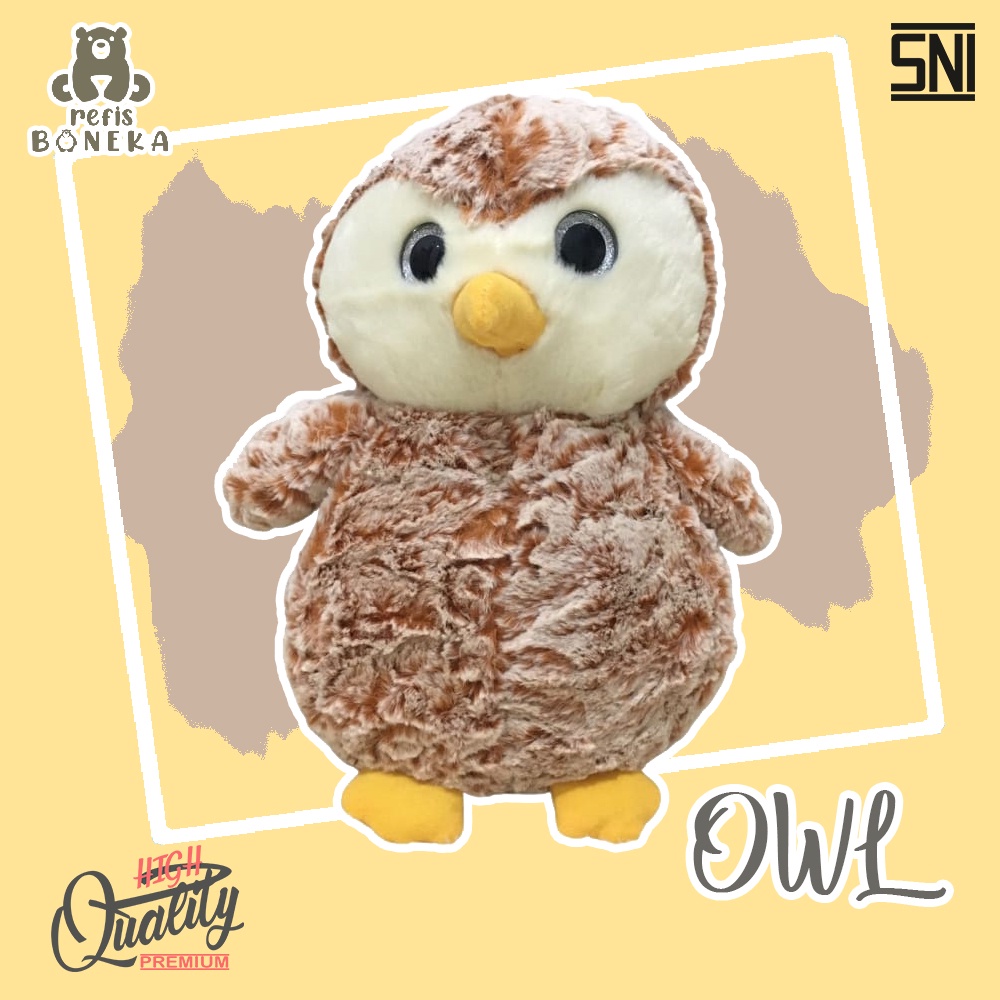 BONEKA LUCU BURUNG HANTU OWL | PREMIUM | BONEKA LUCU