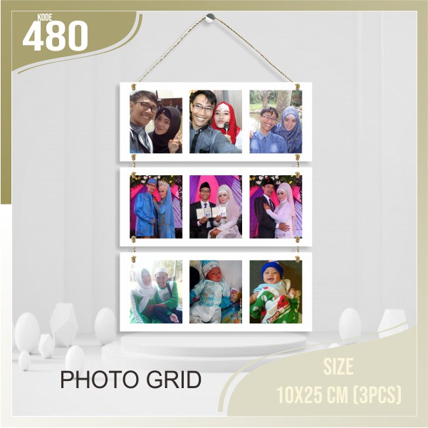 Cetak Photo Grid Media MDF IDE480