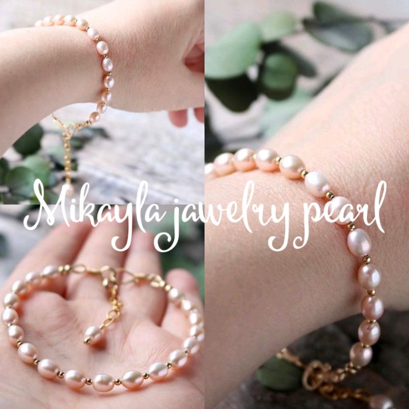 Gelang mutiara lombok|Gelang mutiara tawar|Gelang mutiara asli|Mutiara lombok bersertifikat|kado