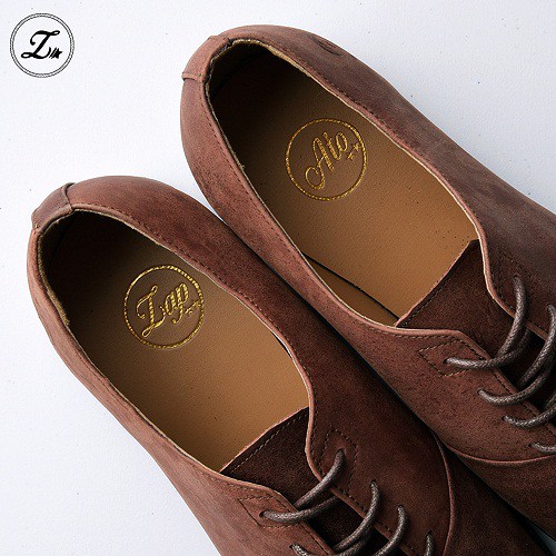 ARMAN BROWN | Indopride | Sepatu Kulit Asli Klasik Vintage Pria/Cowok/Men - Derby - Footwear Zapato