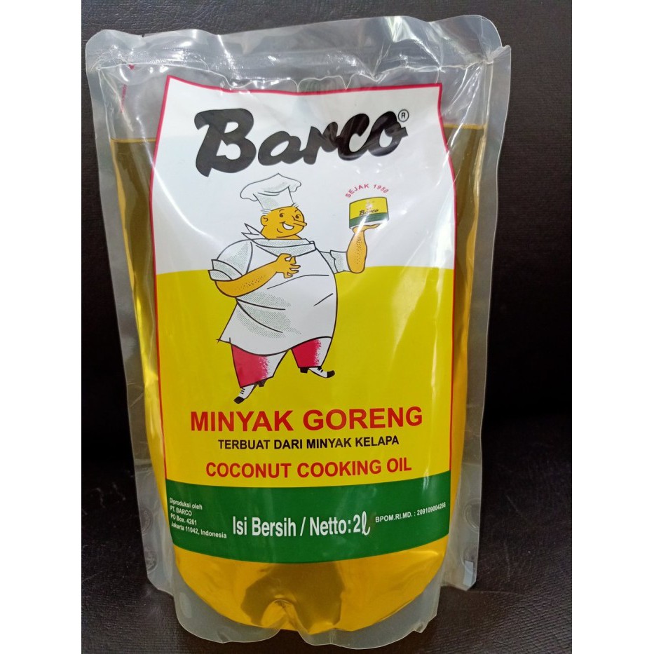 

BARCO 2 LITER REFILL (MINYAK GORENG KELAPA)