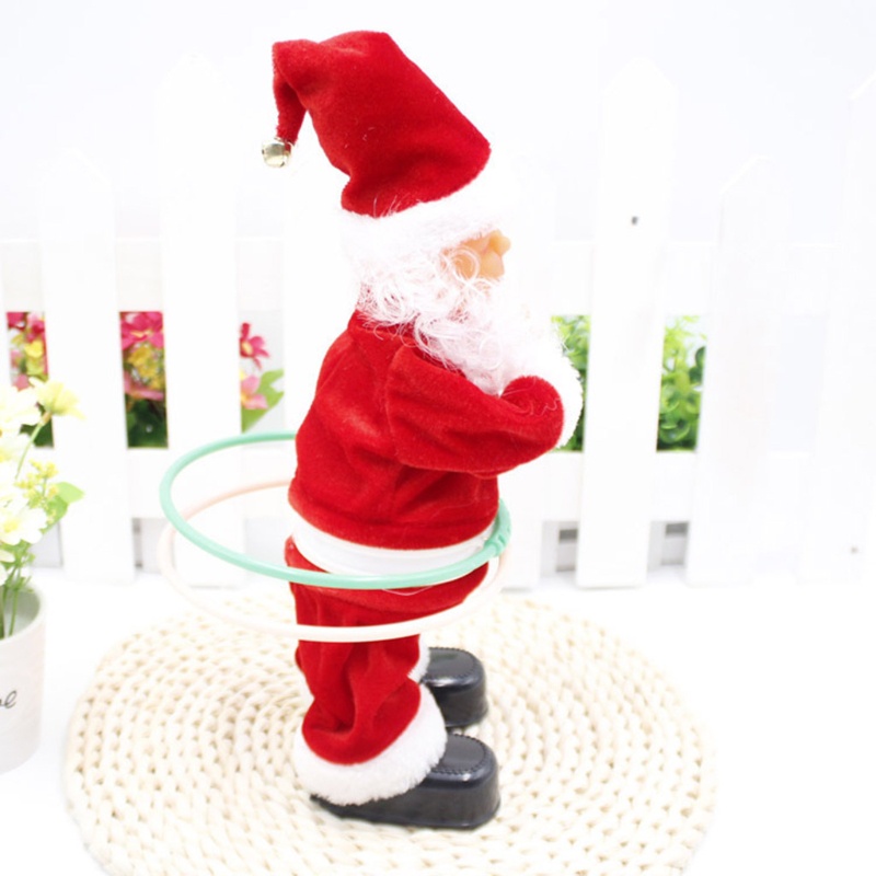 Zzz Mainan Hula Hoop Elektrik Motif Santa Claus Untuk Penghilang Stress