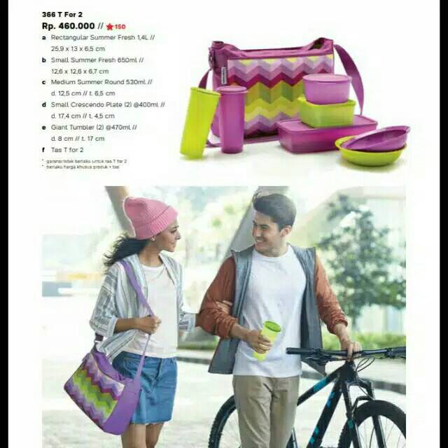 Tupperware T For 2 set