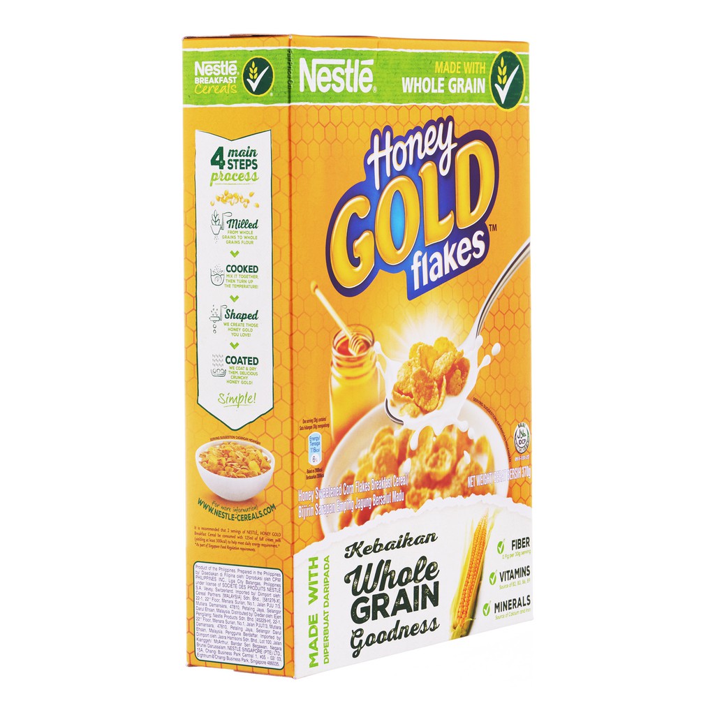 

Nestle Cereal Honey Gold Cornflakes - 370gr
