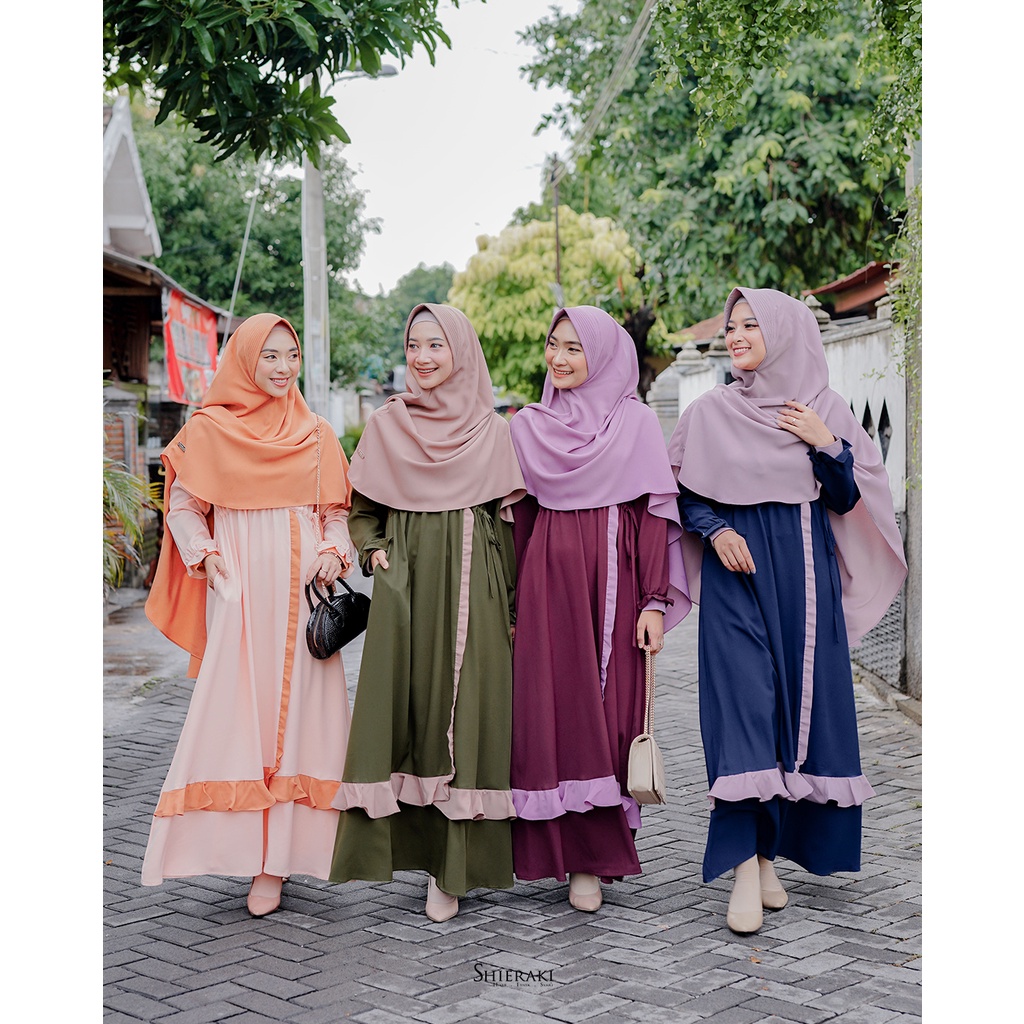 {SHIERAKI} Revein Dress. gamis syari shieraki. ready gamis saja
