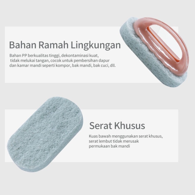 Sikat WC Sabut Cuci Piring Wajan Sikat Serbaguna / Pembersih Kerak Lantai Dinding Kamar