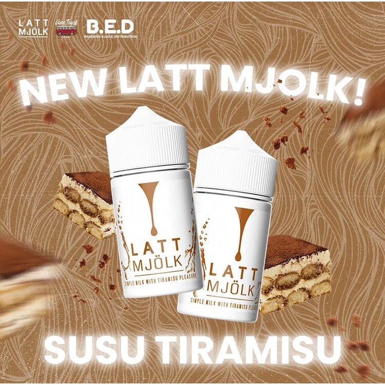Liquid Latt Mjolk V5 Tiramisu Milk 60ML 3&amp;6Mg by Vape Truck Berpita Cukai