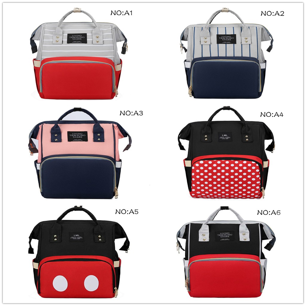 WATERPROOF TAS BAYI BACKPACK/TAS PERLENGKAPAN BABY/RANSEL/TAS POPOK / DIAPER BAG/TAS BAYI/TAS WANITA